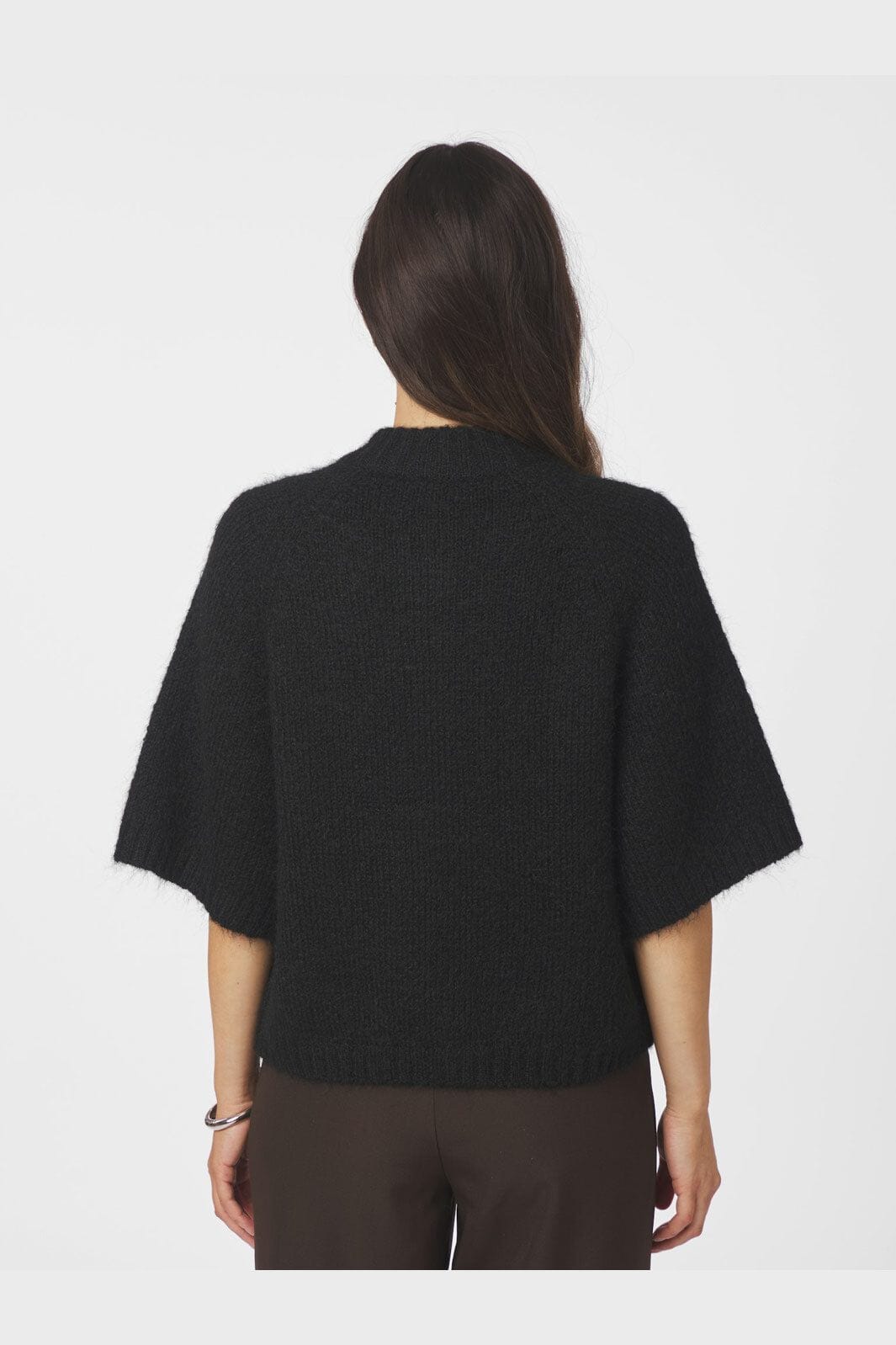 Neo Noir - Benuta Fluffy Knit Cardigan 165816 - 100 - Black