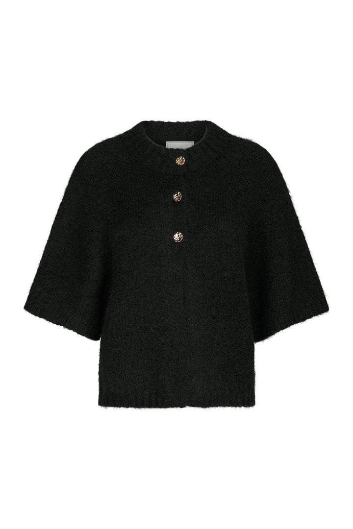Neo Noir - Benuta Fluffy Knit Cardigan 165816 - 100 - Black