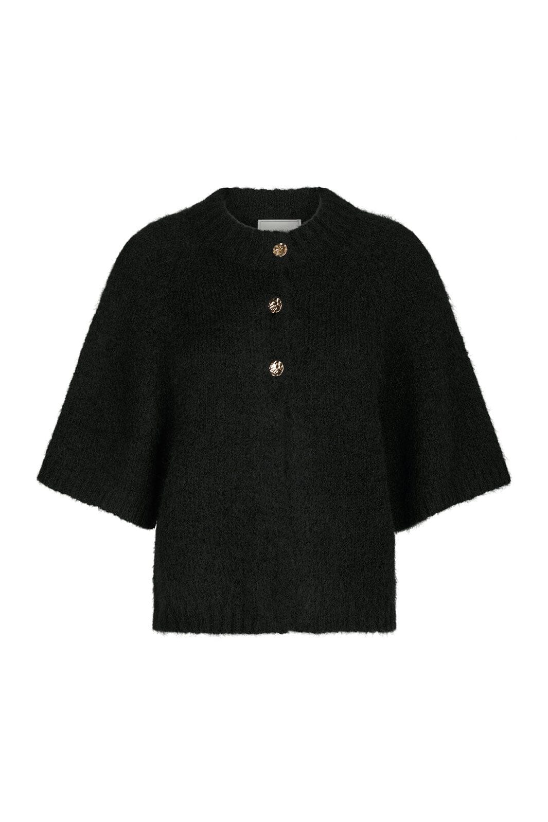 Neo Noir - Benuta Fluffy Knit Cardigan 165816 - 100 - Black