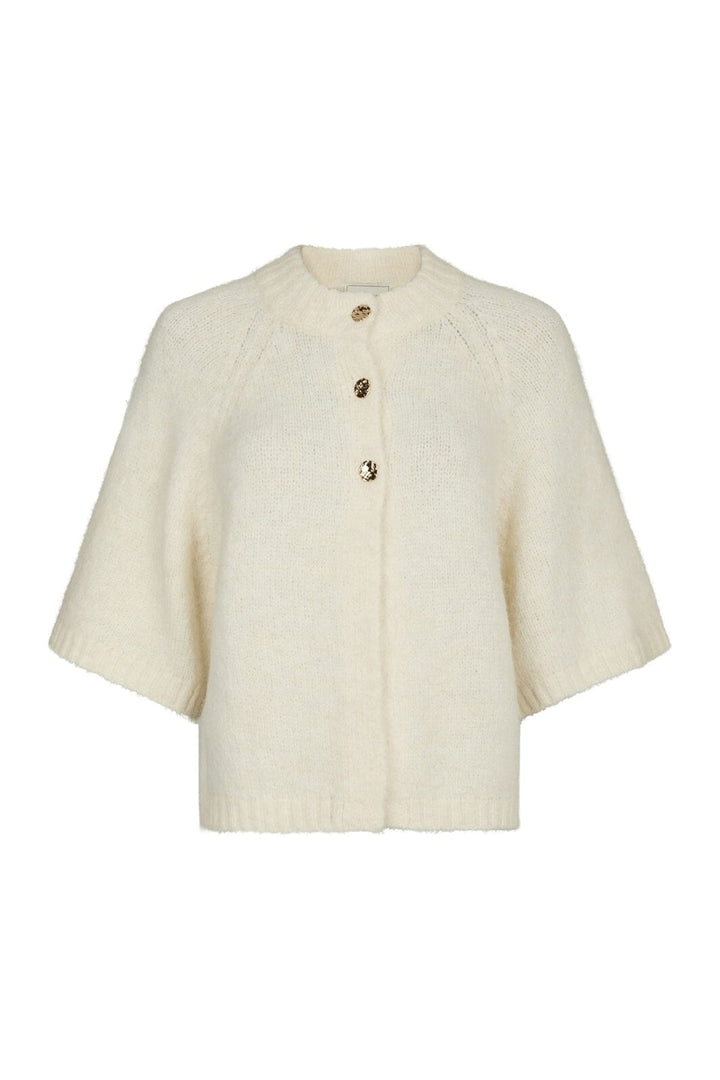 Neo Noir - Benuta Fluffy Knit Cardigan 165816 - 121 - Off White