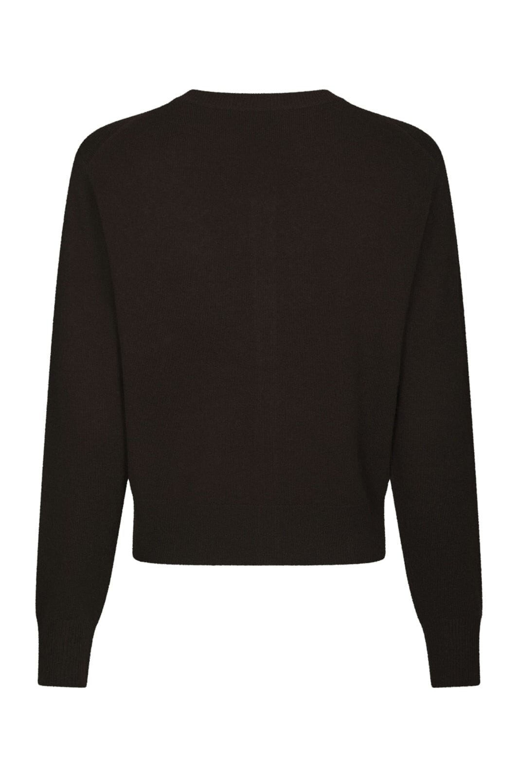 Neo Noir - Bina Wool Knit Cardigan 167771 - 676 - Dark Brown