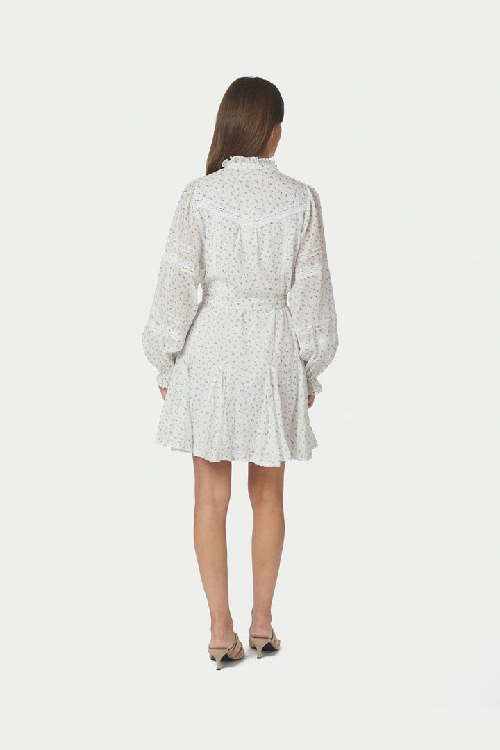 Neo Noir - Birgitte Print Flower Dress 168731 - 121 - Off White