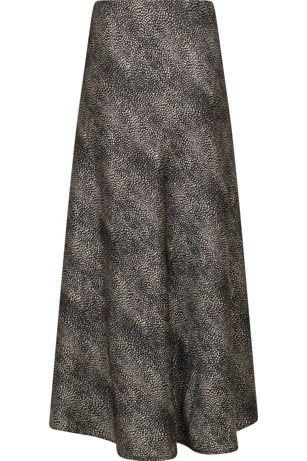 Neo Noir - Bovary Floating Dot Skirt - Black Nederdele 