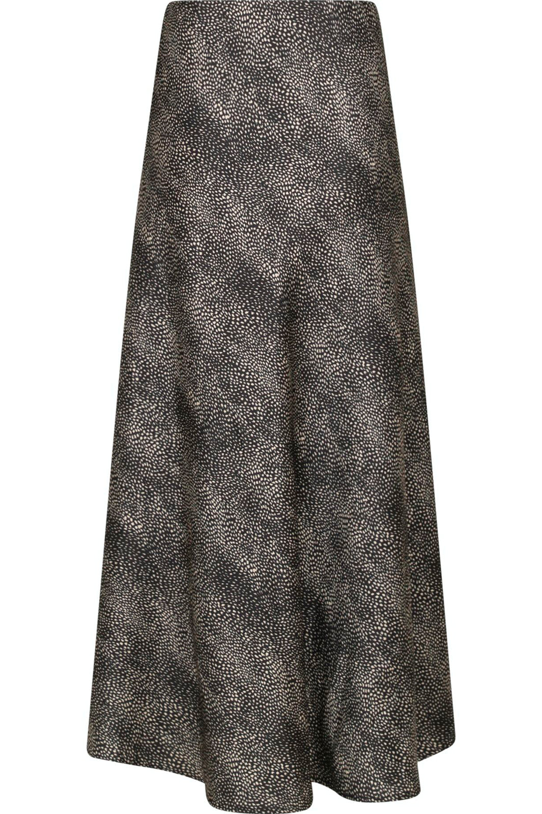 Neo Noir - Bovary Floating Dot Skirt - Black Nederdele 