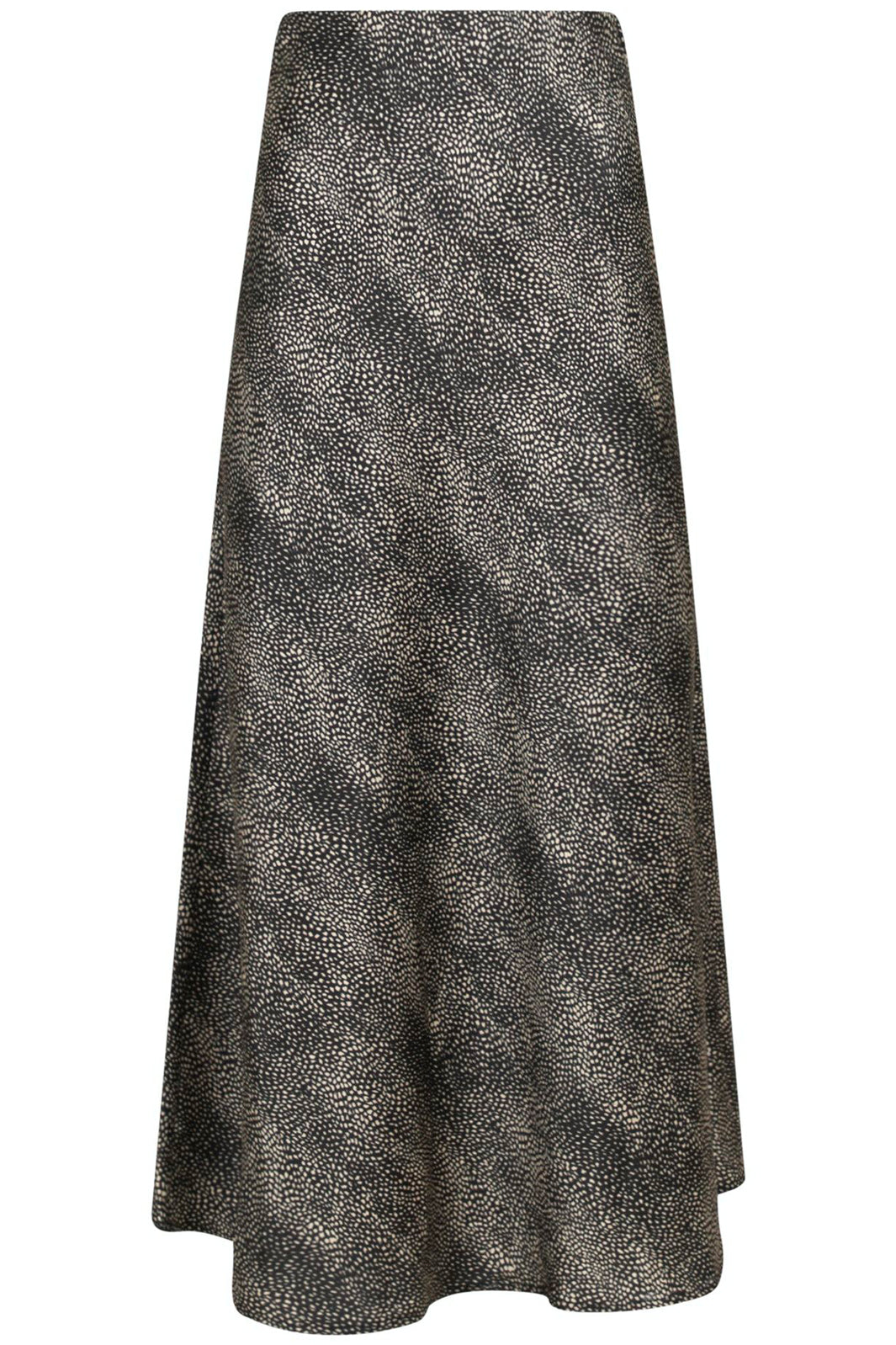 Neo Noir - Bovary Floating Dot Skirt - Black Nederdele 