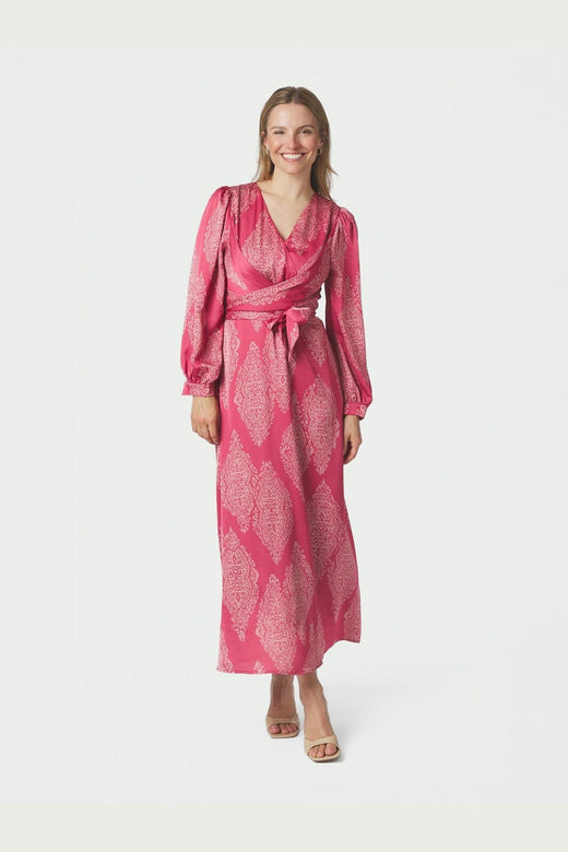 Neo Noir - Bretti Paisley Drop Dress 168466 - 430 - Cherry Pink