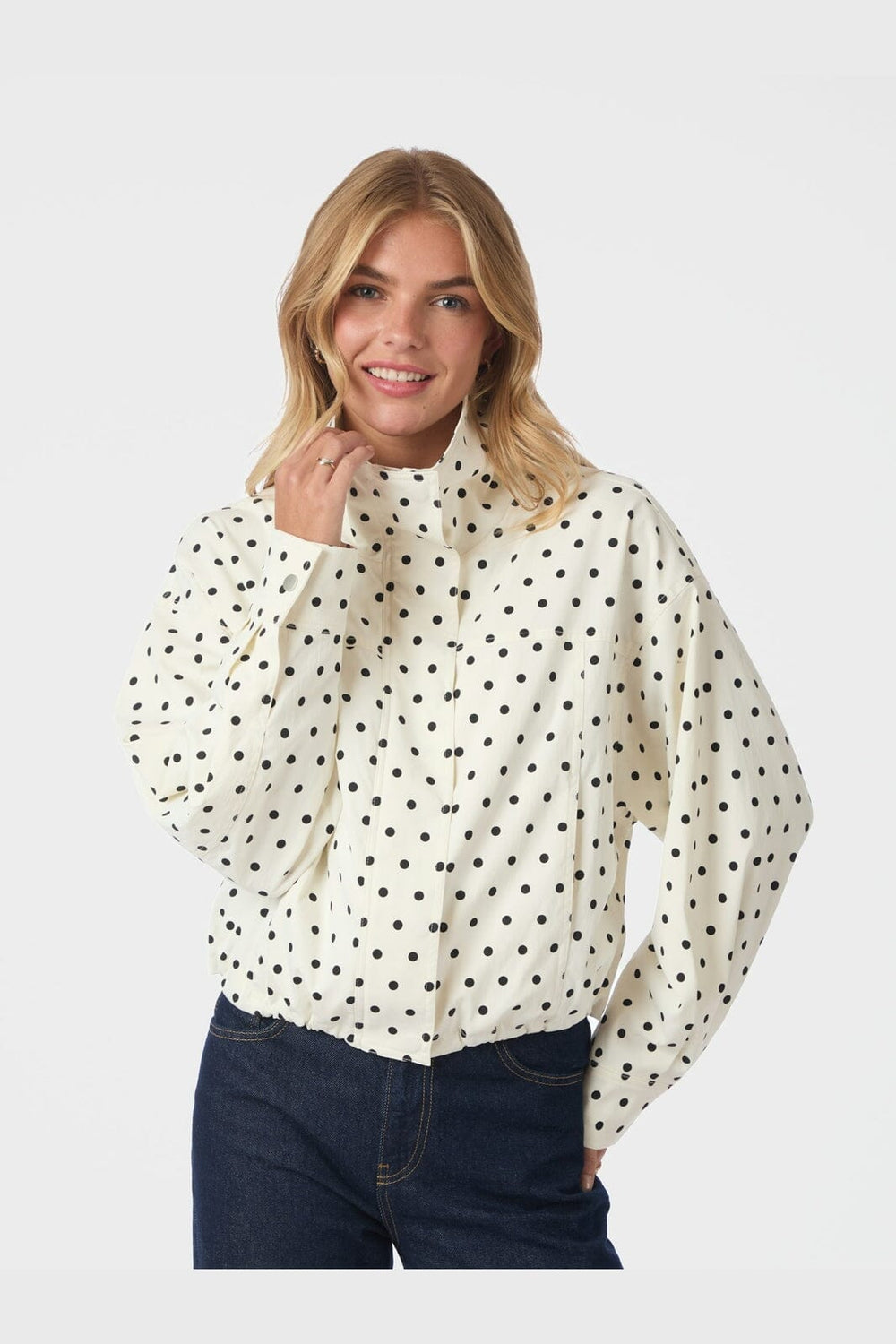 Neo Noir - Callisa Dot Jacket 167353 - 120 - White