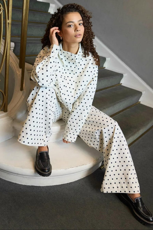 Neo Noir - Callisa Dot Jacket 167353 - 120 - White Jakker 