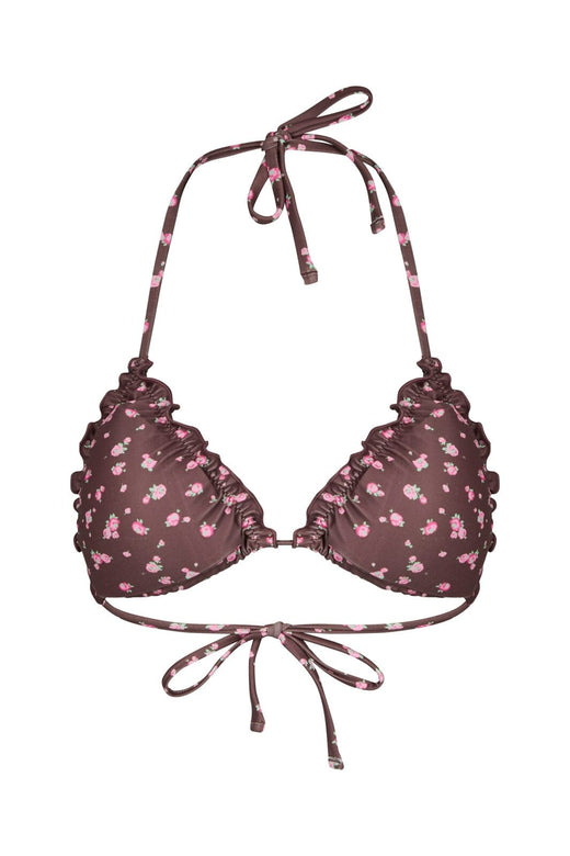 Neo Noir - Carlyn Floral Bikini Top 170457 - 676 - Dark Brown