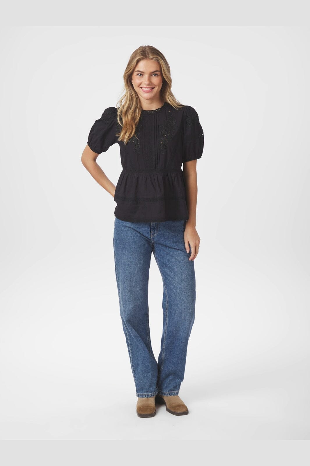 Neo Noir - Carnita Blouse 166753 - 100 - Black