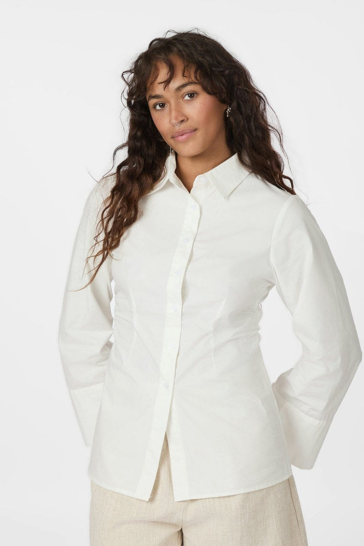 Neo Noir - Caroli Poplin Shirt 165894 - 120 - White