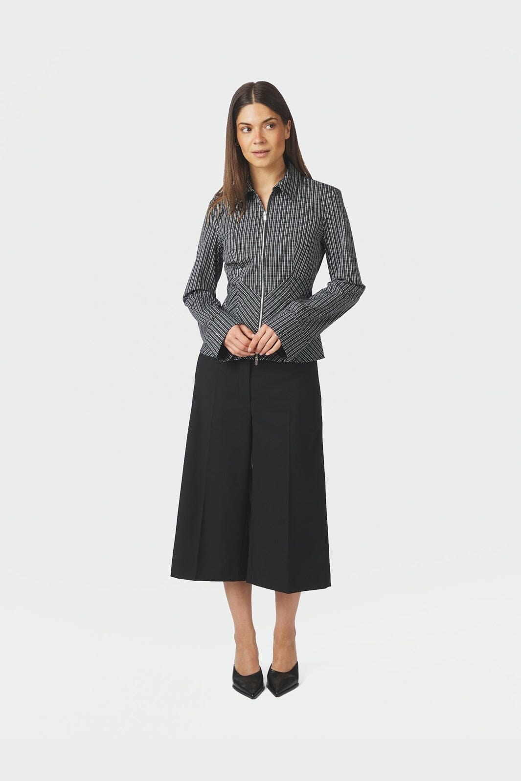 Neo Noir - Cathy Zip Shirt 169686 - 100 - Black