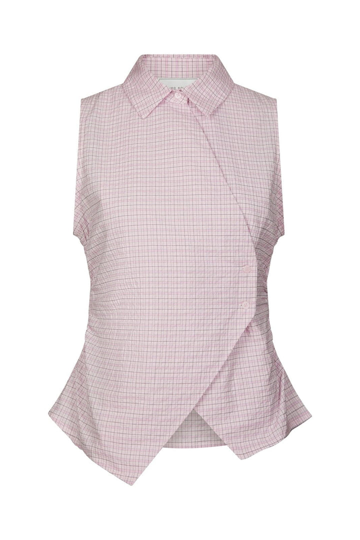 Neo Noir - Celest Check Top 169021 - 754 - Light Pink