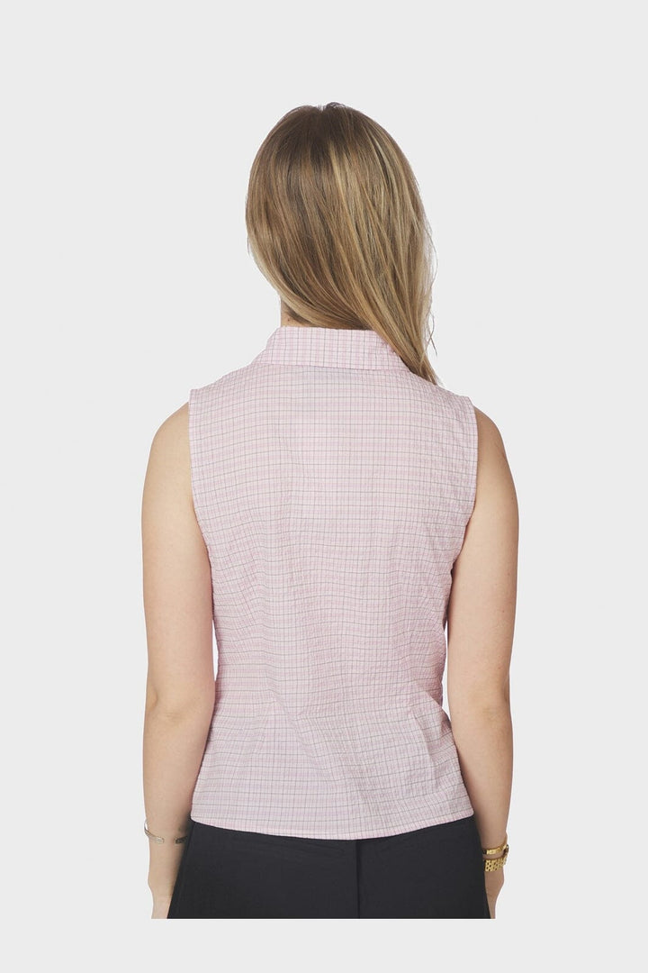 Neo Noir - Celest Check Top 169021 - 754 - Light Pink