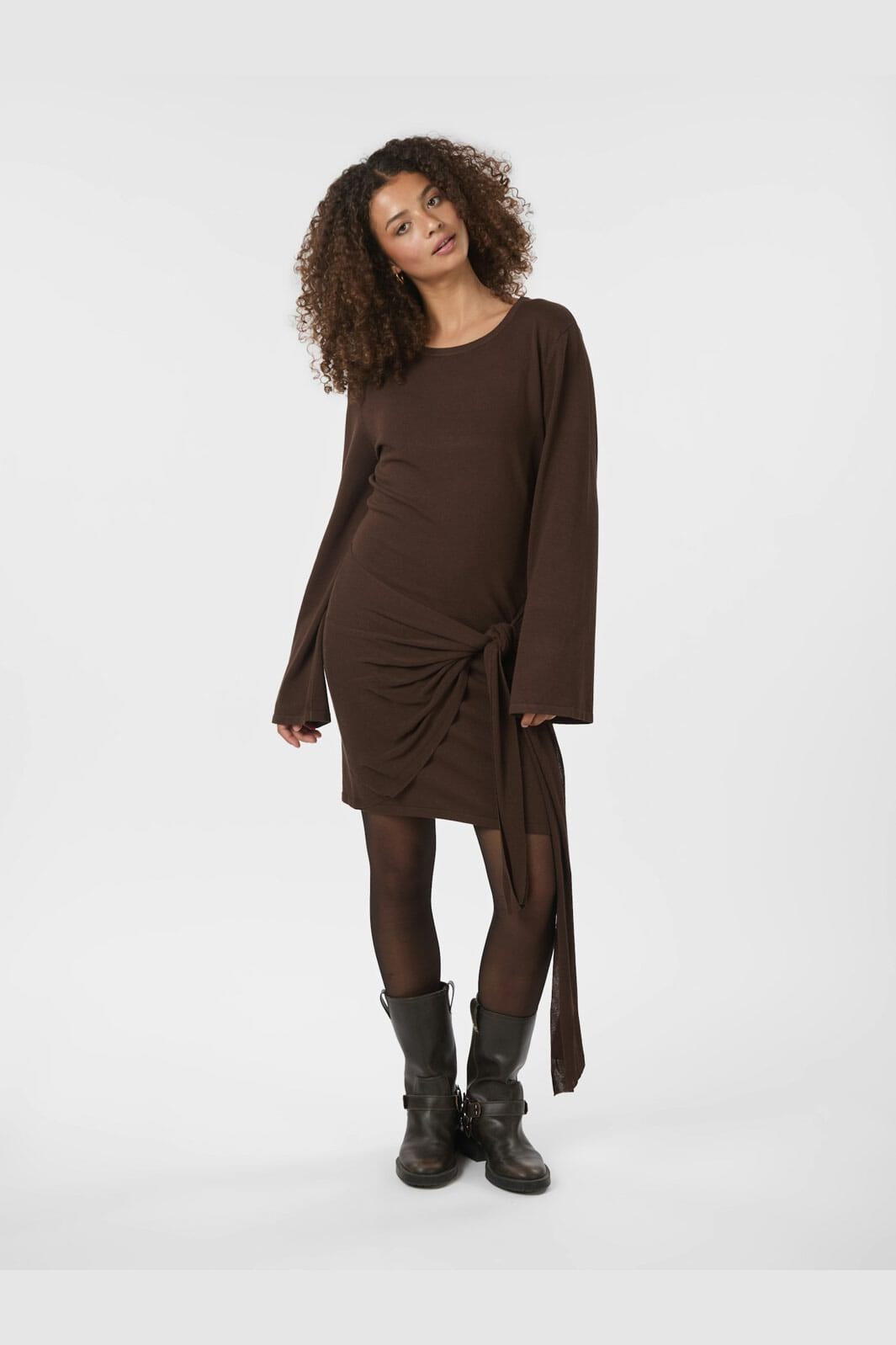 Neo Noir - Cici Knit Dress 164949 - 210 - Brown