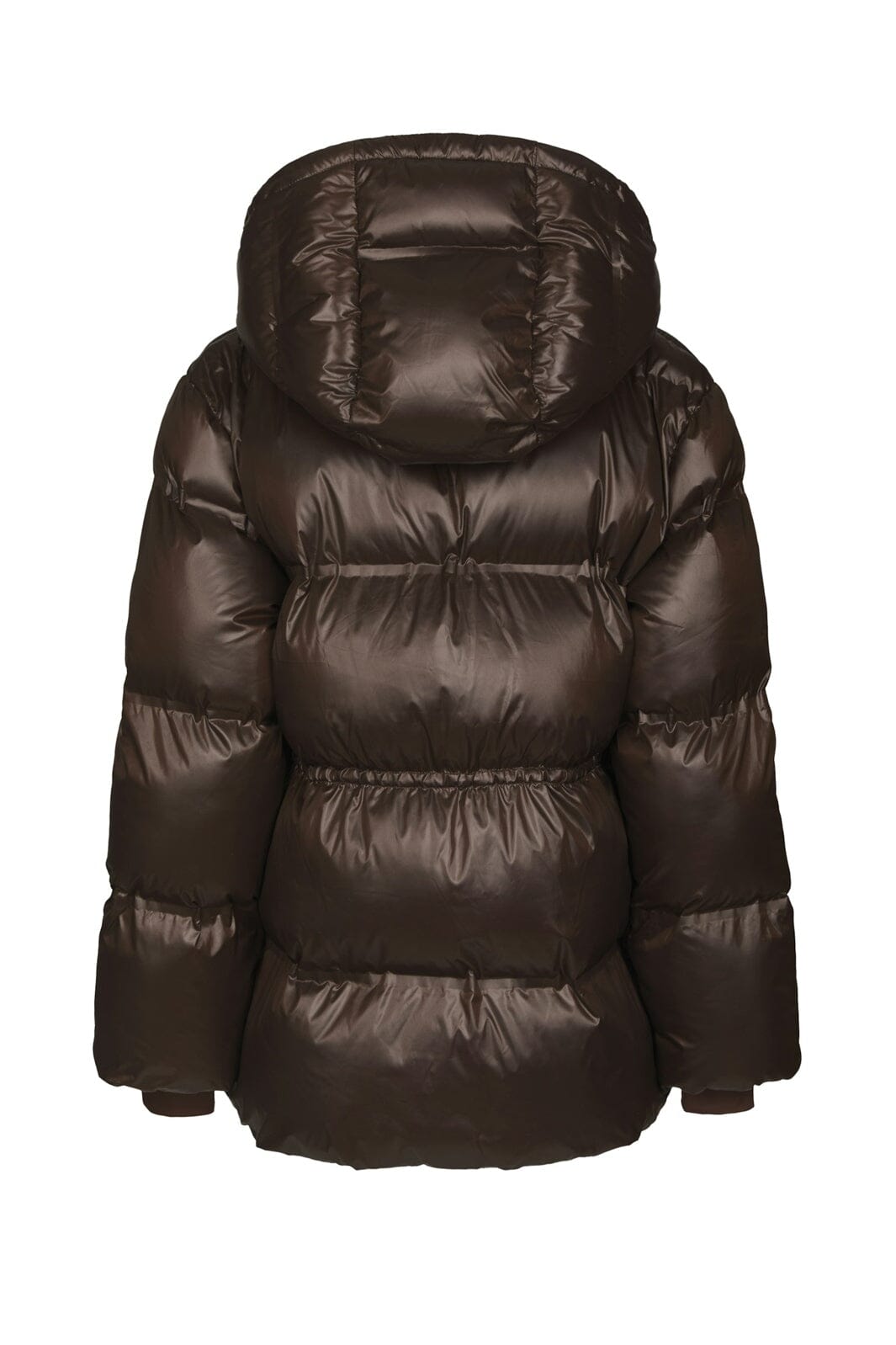 Neo Noir - Clotilde Shiny Puffer Jacket 168506 - 584 - Chocolate Brown