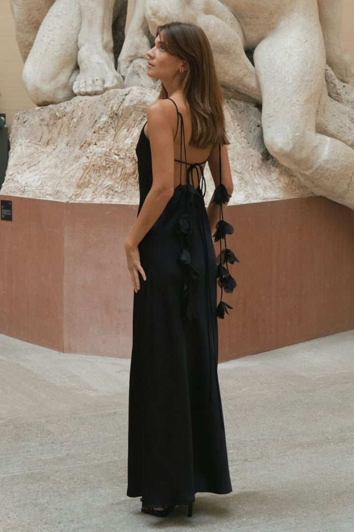 Neo Noir - Colly Heavy Sateen Dress 166978 - 100 - Black Kjoler 