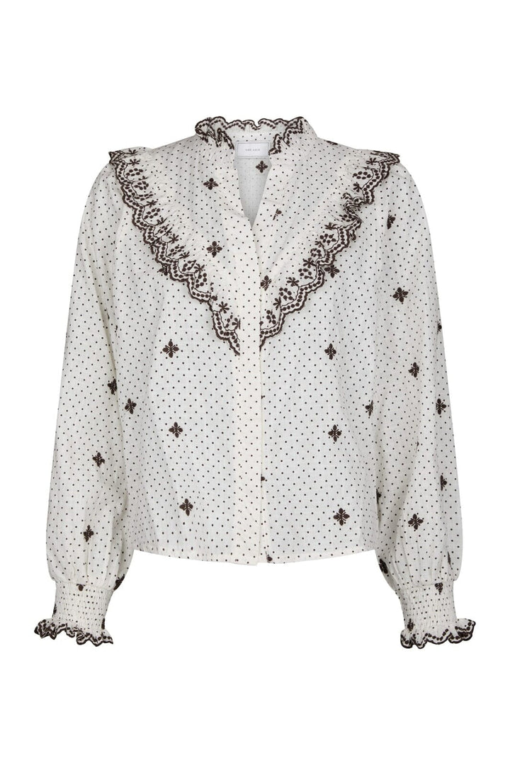 Neo Noir - Degas Dot Blouse 167708 - 121 - Off White