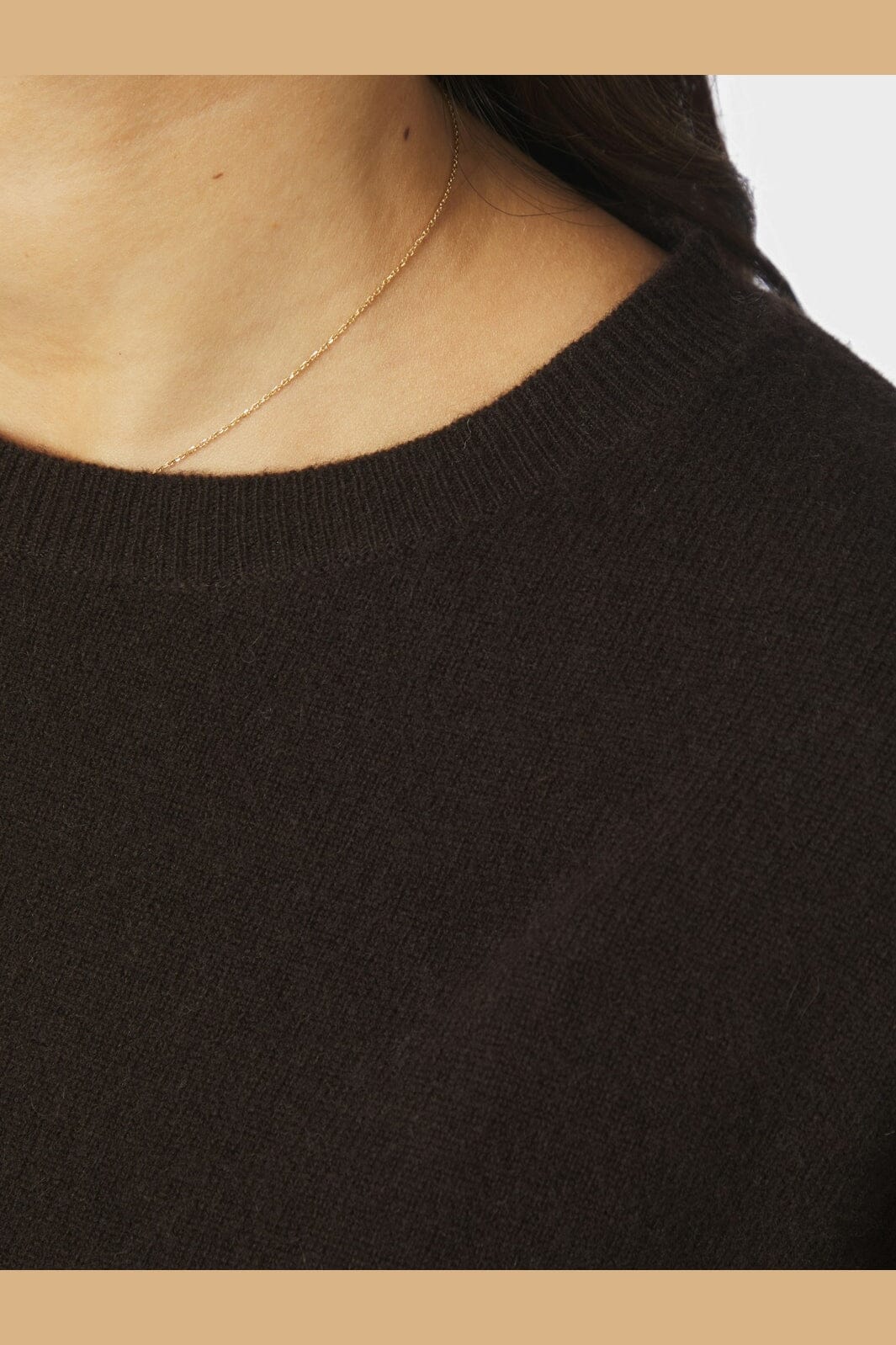 Neo Noir - Detri Wool Knit Blouse 167774 - 676 - Dark Brown