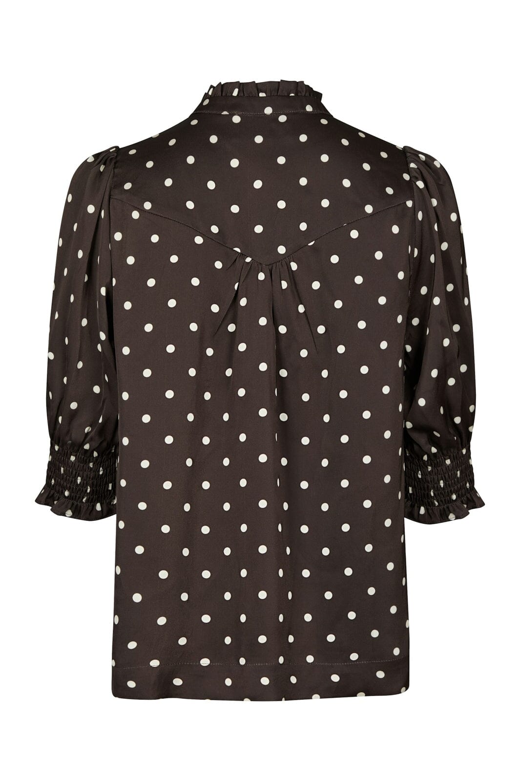 Neo Noir - Diana Dot Blouse 168484 - 676 - Dark Brown