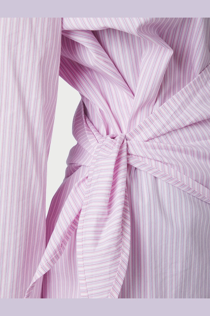 Neo Noir - Dita Scarf Stripe Shirt 169857 - 754 - Light Pink
