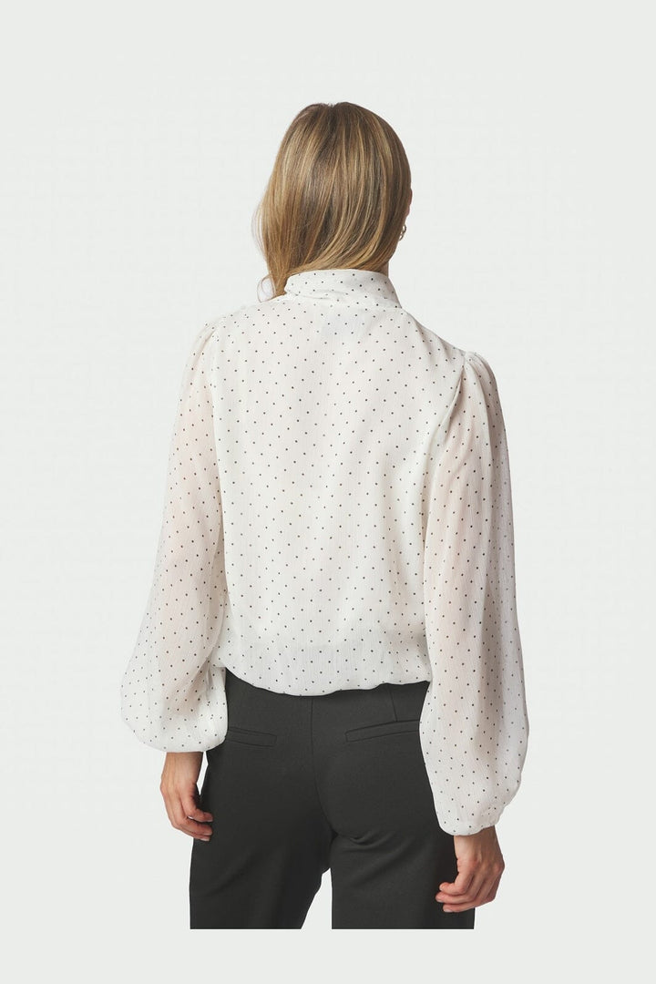 Neo Noir - Dorellie Dot Blouse 170169 - 121 - Off White