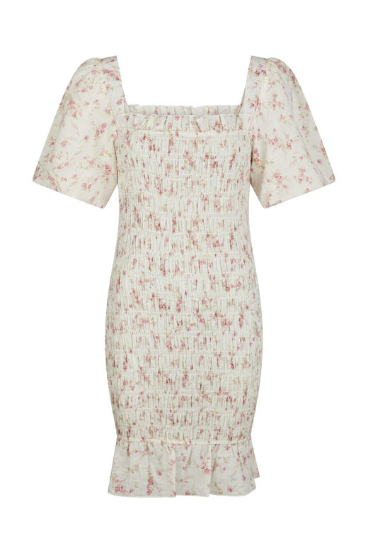 Neo Noir - Edena Smock Dress 164907 - 630 - Dusty Rose