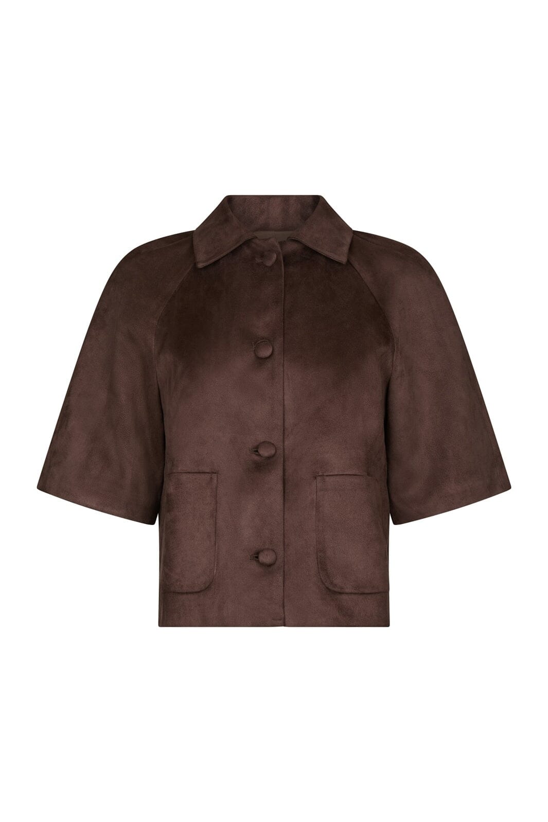 Neo Noir - Editta Faux Suede Jacket 168268 - 676 - Dark Brown