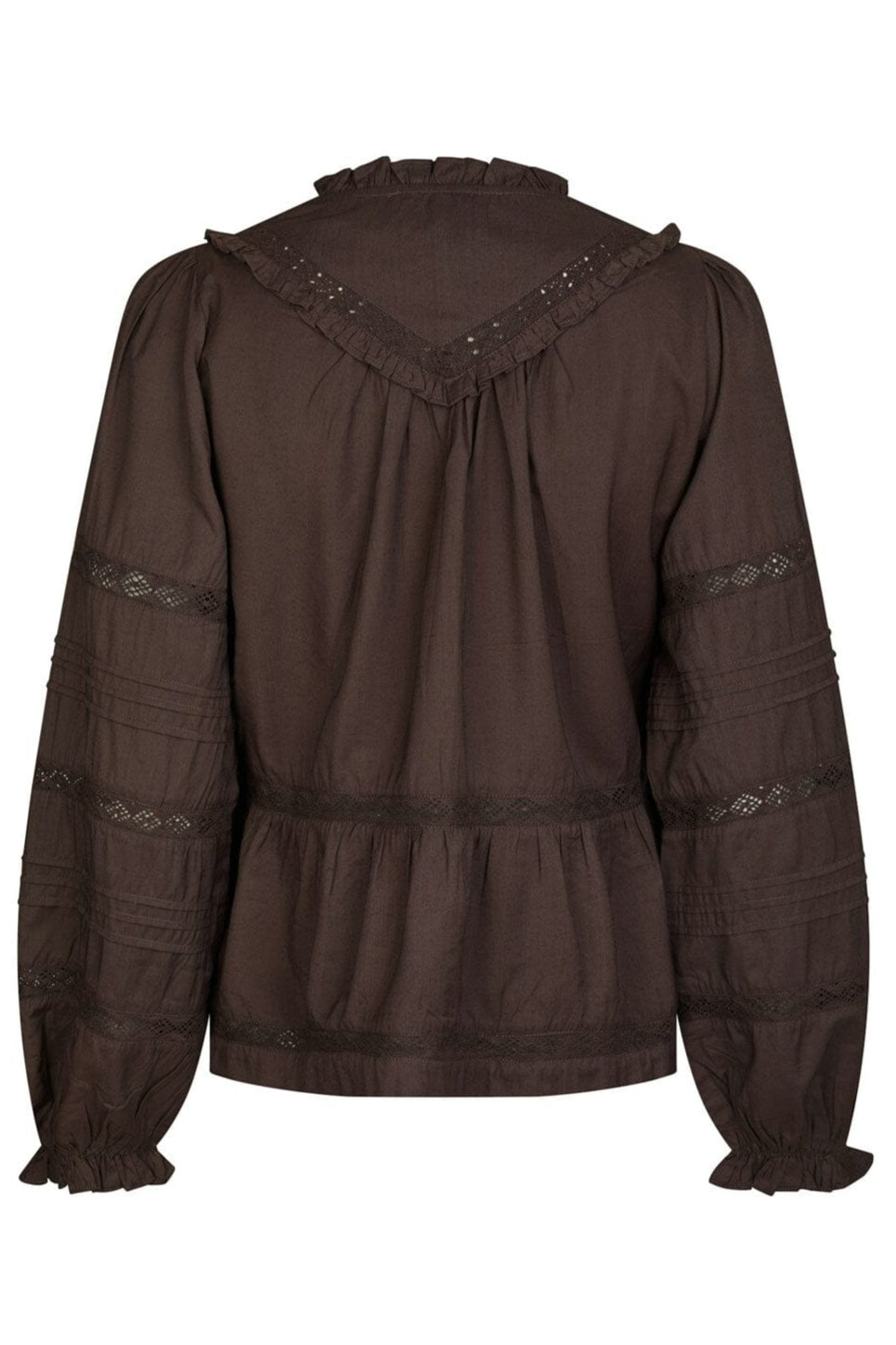 Neo Noir - Elfie Blouse 166694 - 676 - Dark Brown