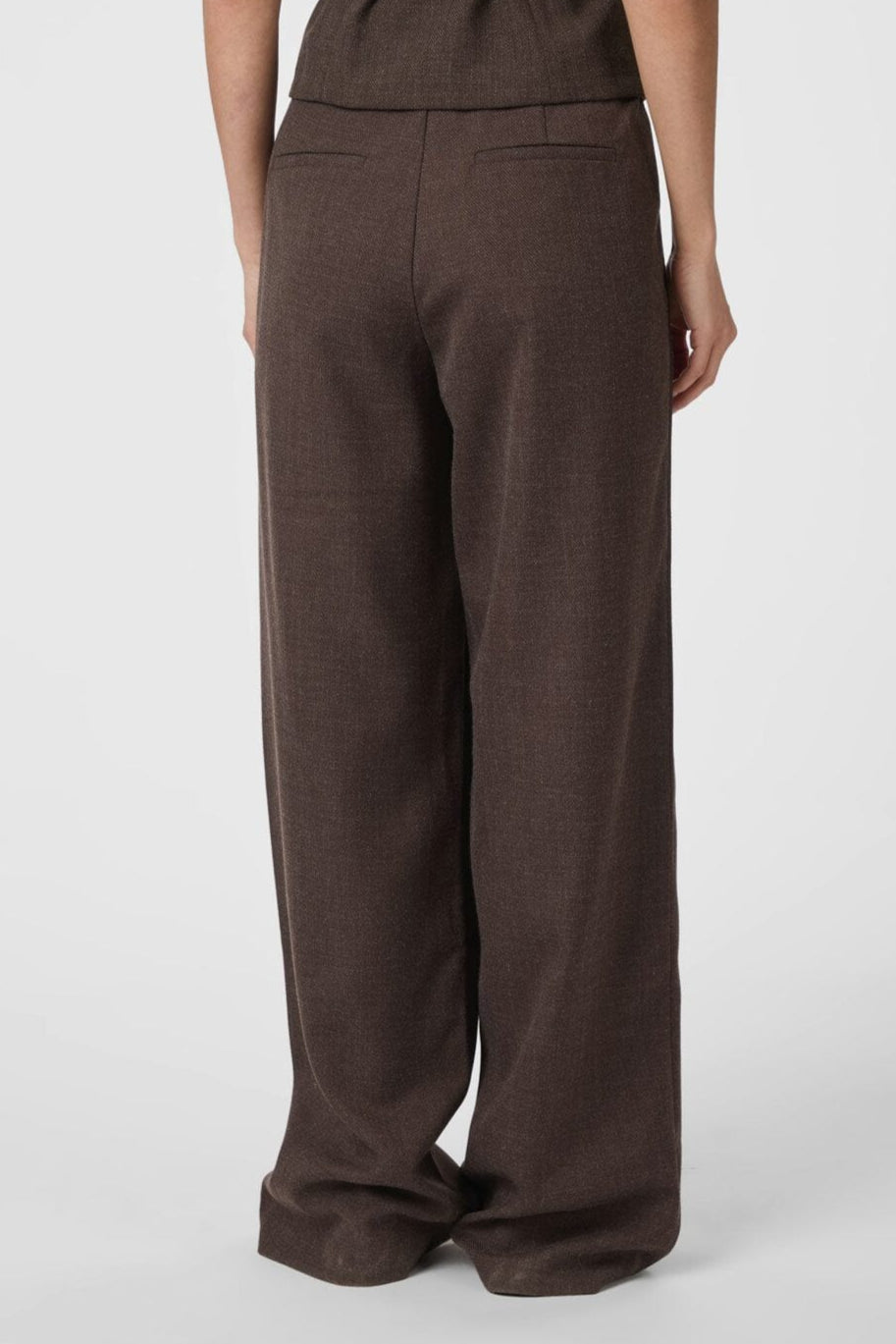 Neo Noir - Emmett Melange Pants 165059 - 205 - Brown Melange