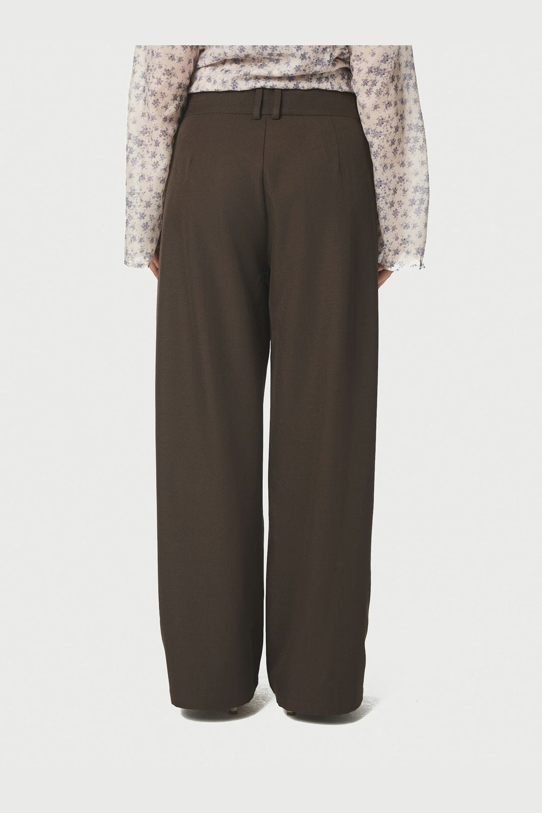 Neo Noir - Essiall Structure Pants 168522 - 676 - Dark Brown