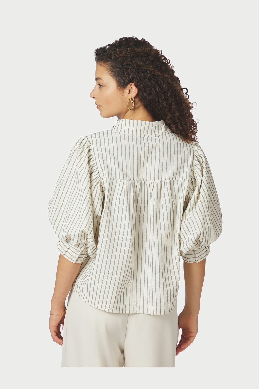 Neo Noir - Etta Slim Stripe Shirt 168663 - 121 - Off White