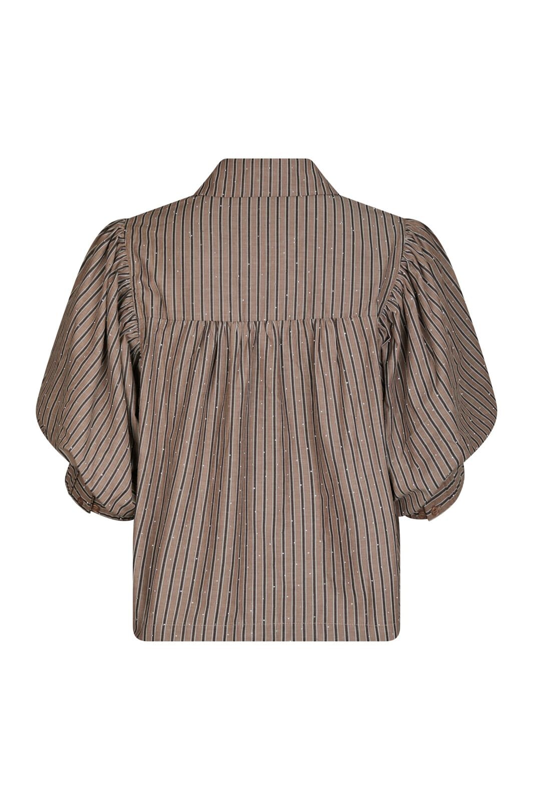 Neo Noir - Etta Soft Stripe Stone Shirt 166416 - 210 - Brown