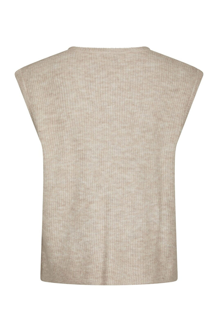 Neo Noir - Everest Knit Vest 164870 - 119 - Sand Melange