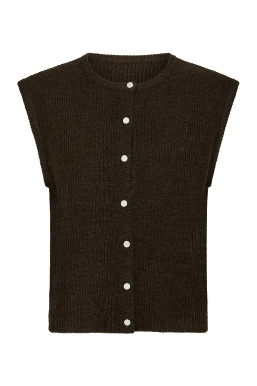 Neo Noir - Everest Knit Vest 164870 - 210 - Brown