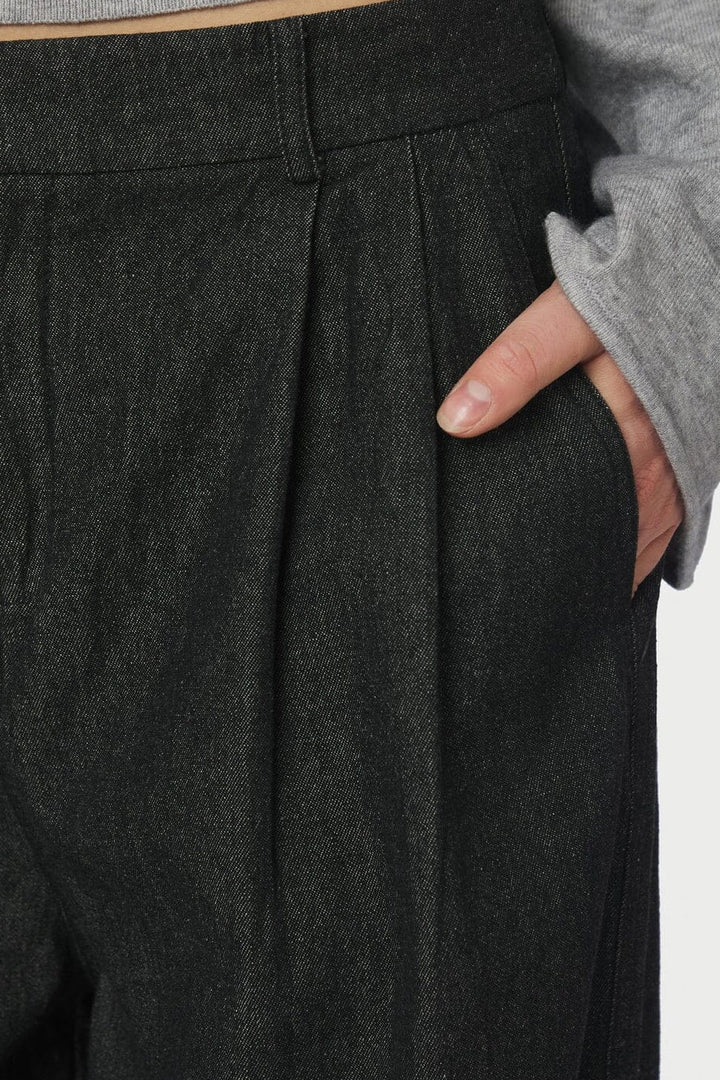 Neo Noir - Fayla Denim Balloon Pants 167399 - 100 - Black