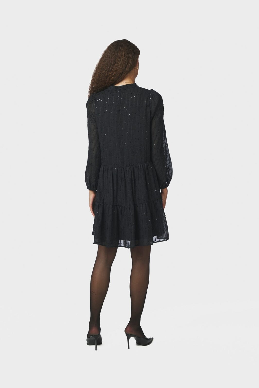 Neo Noir - Federica Glitz Crepe Dress 171109 - 100 - Black