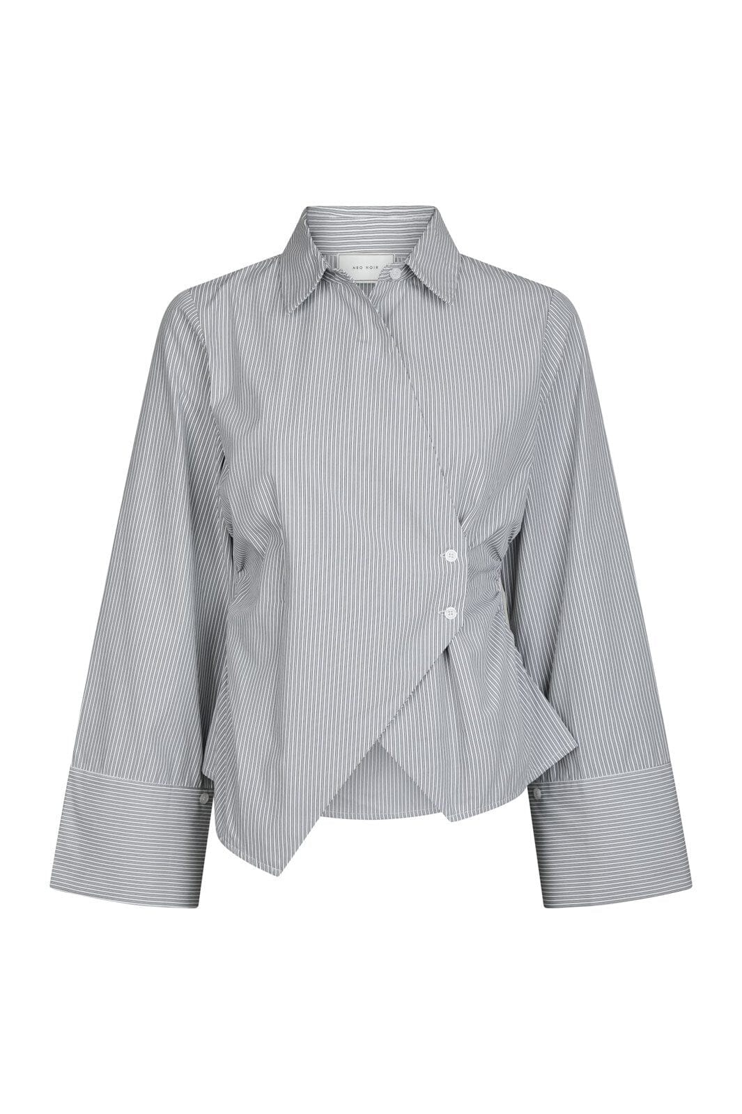 Neo Noir - Fenli Striped Shirt 165677 - 130 - Grey