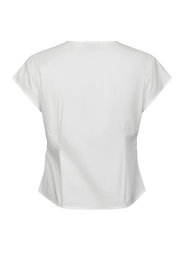 Neo Noir - Fidi Poplin Top 168088 - 120 - White