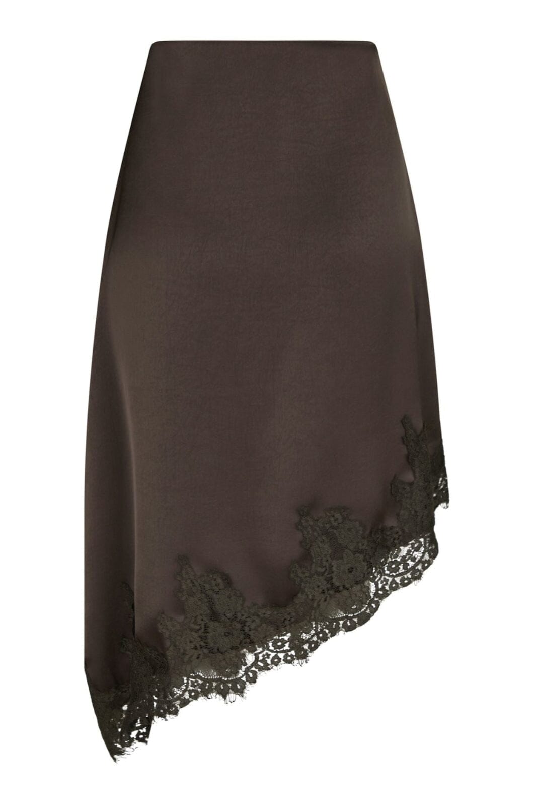 Neo Noir - Fiora Lace Skirt 167417 - 676 - Dark Brown Nederdele 