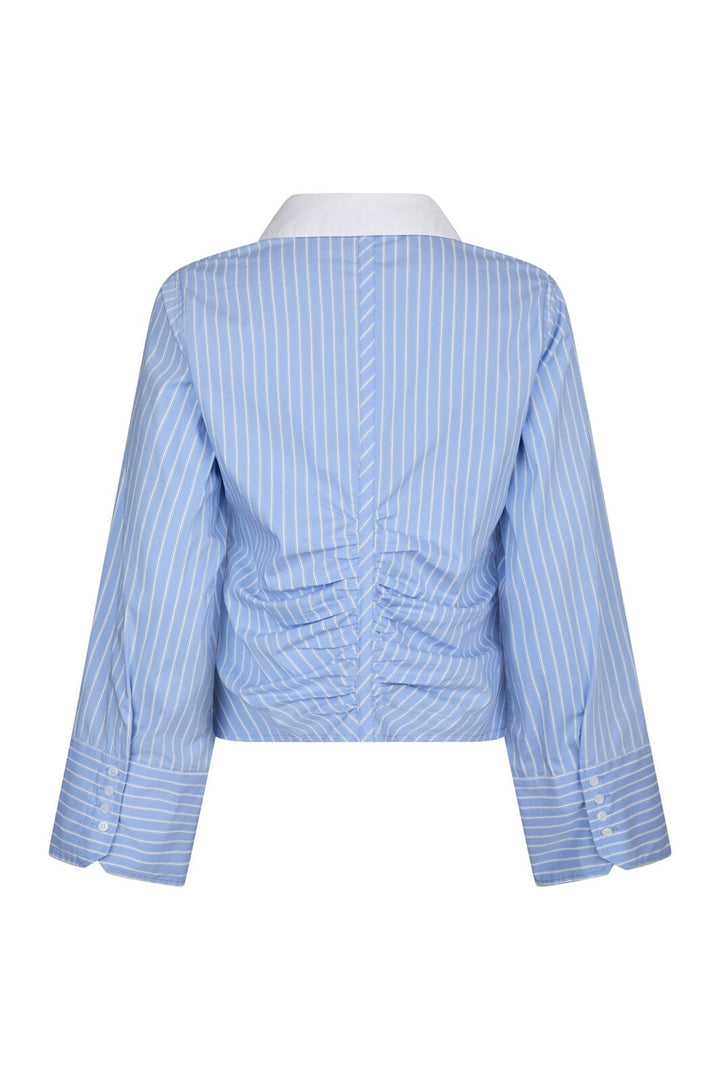 Neo Noir - Francesca Stripe Shirt 165981 - 145 - Light Blue