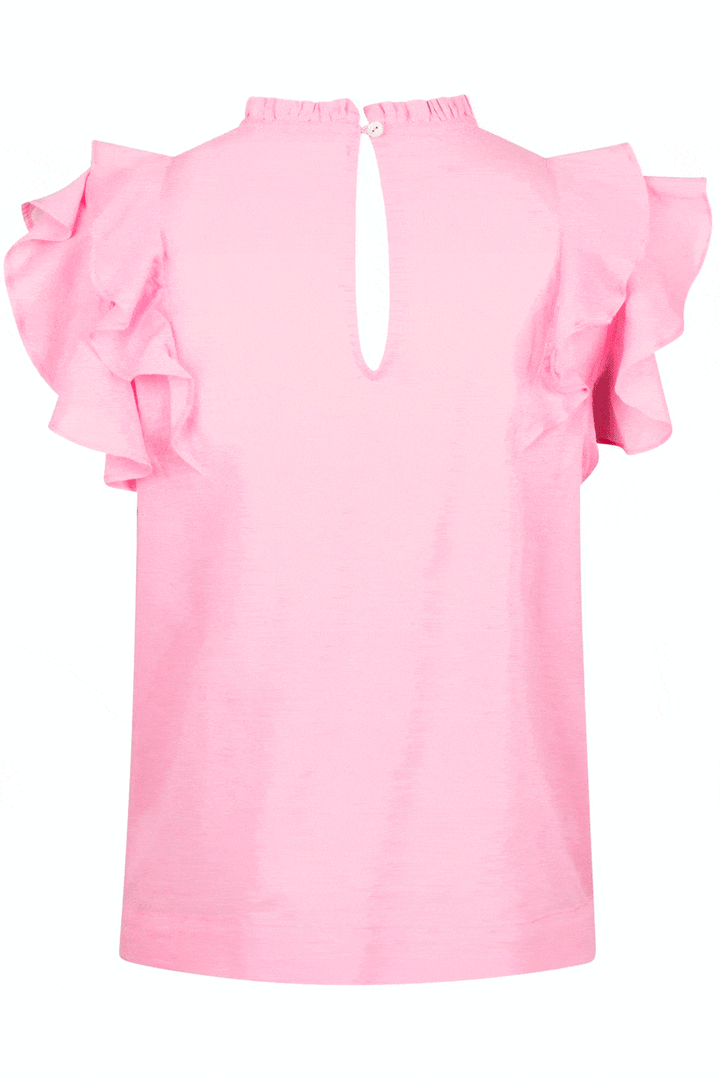 Neo Noir - Greta S Voile Top - Soft Pink Toppe 