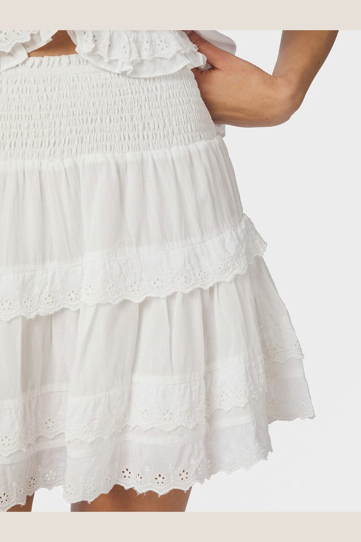 Neo Noir - Heidie Ruffle Skirt 169047 - 120 - White