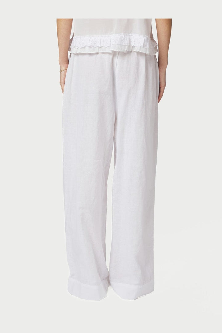 Neo Noir - Heifa Linen Pants 167698 - 120 - White