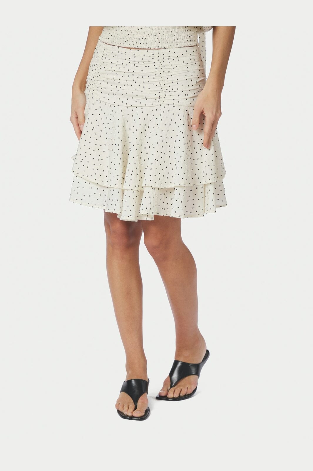 Neo Noir - Janie Mini Dot Skirt 168986 - 121 - Off White
