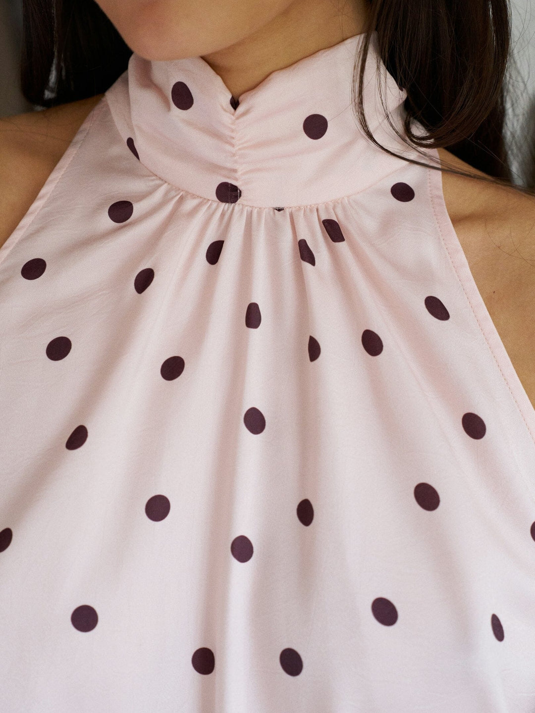 Neo Noir - Jos Big Dot Top 169173 - 754 - Light Pink Toppe 