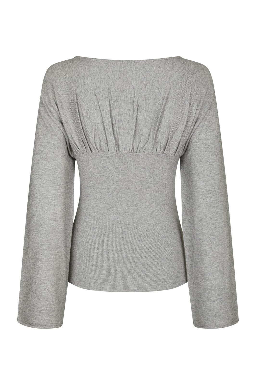 Neo Noir - Kaiba Knit Blouse 166875 - 103 - Light Grey Melange