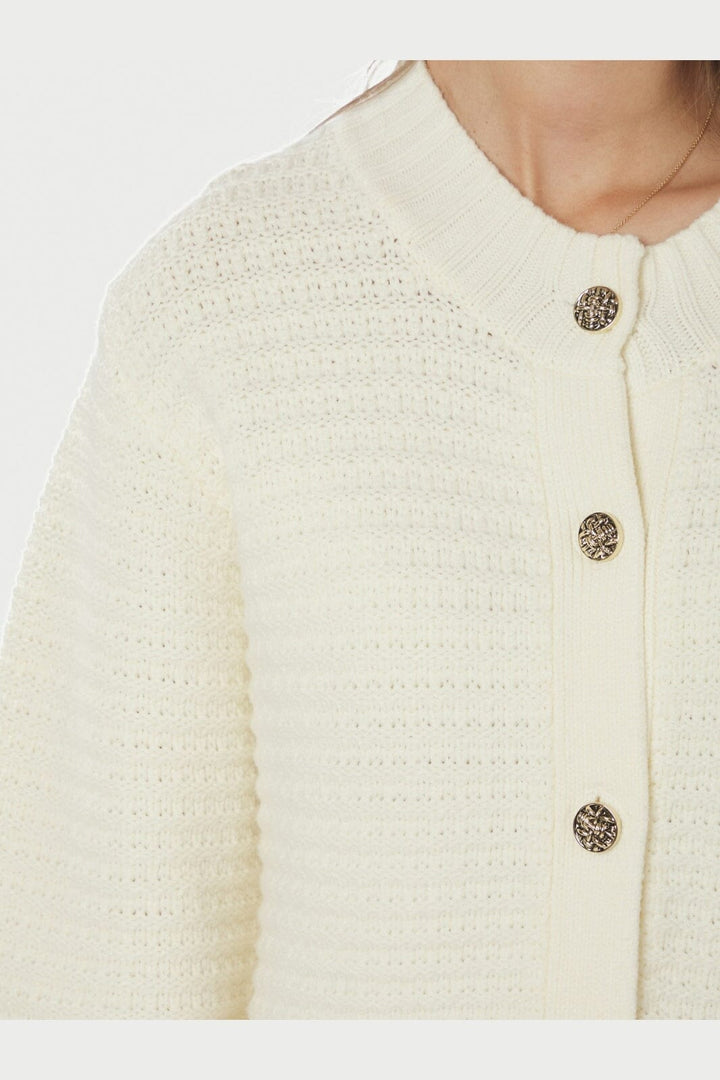 Neo Noir - Kamilli Knit Cardigan 165995 - 122 - Creme