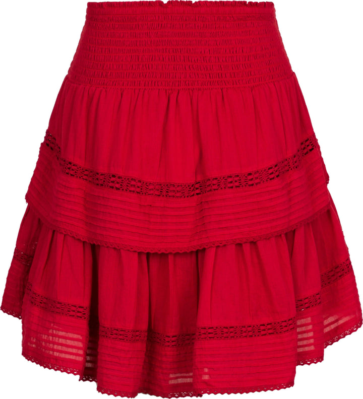 Neo Noir - Kenia S Voile Skirt - Red