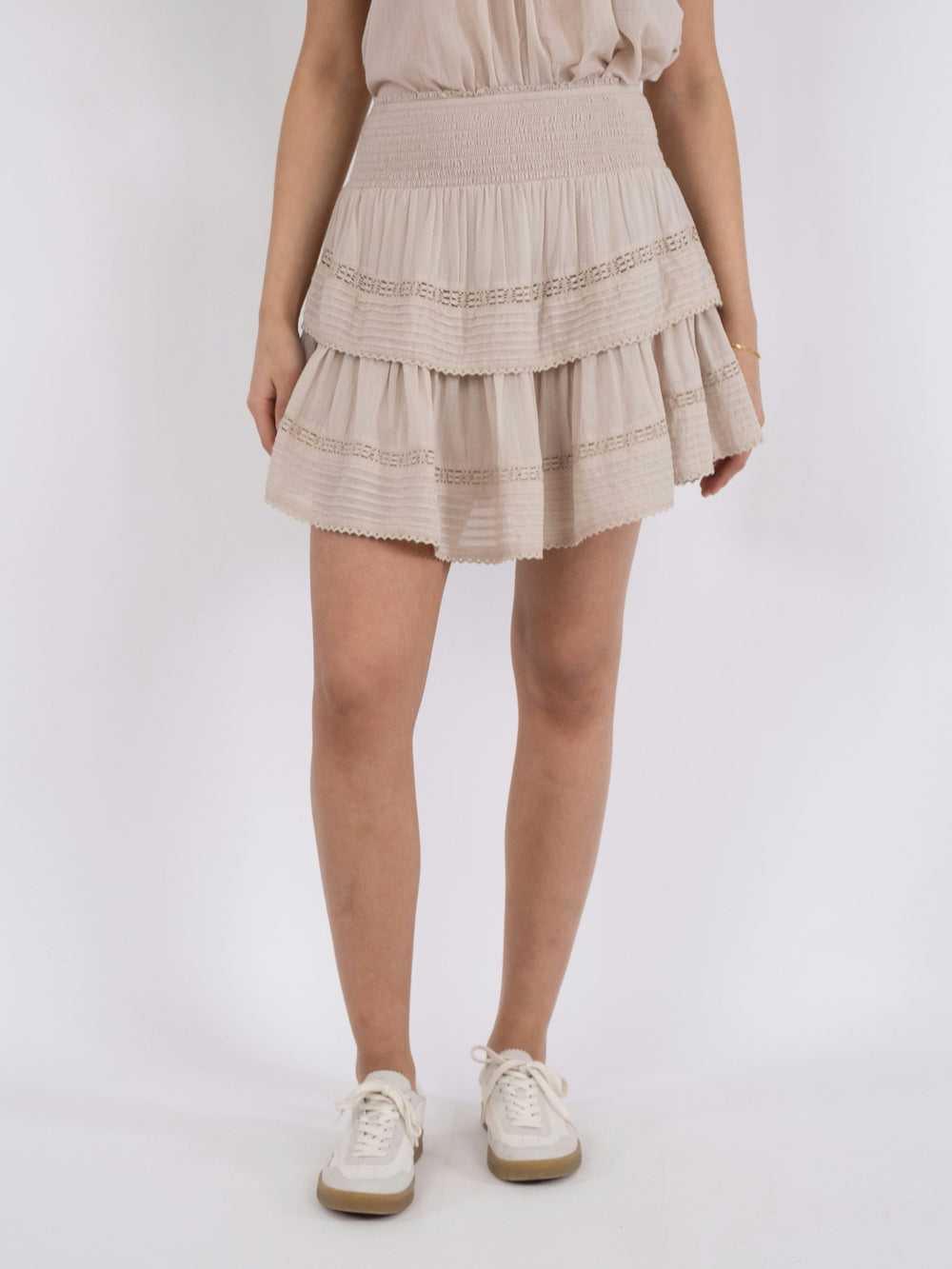 Neo Noir - Kenia S Voile Skirt - Sand